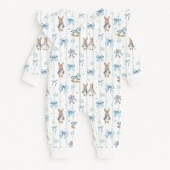 Ромпер с длинным рукавом и рюшками My Little Pie Lulu Blue 6/9 месяцев (68-74) K070