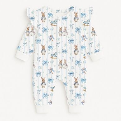 Ромпер с длинным рукавом и рюшками My Little Pie Lulu Blue 6/9 месяцев (68-74) K070
