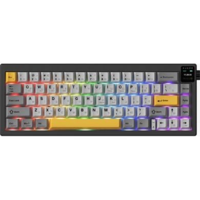 Беспроводная механическая клавиатура Ajazz AK650 Flying Fish Switch - черный (AK650-FF-BGY)