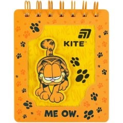 Блокнот вырубка, спираль., 80 л, Garfield Kite GF26-276