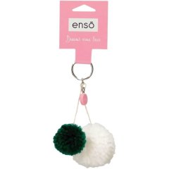 Брелок на ключи ENSO (Энсо) LLAVERO с помпоном в 2-х цветах 9350228
