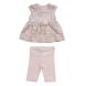 Детский комплект Платье и Лосины для девочки Bebetto 3-6м/68см розовый K 2913
