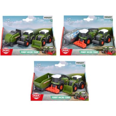 Ігровий набір Фендт. Команда фермерів, 3 види, 3+ DICKIE TOYS 3732001