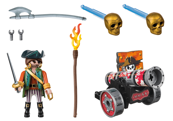 Ігровий набір Playmobil Pirates Пірат з гарматою 70415