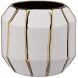 Кашпо Kintsugi маленьке (S) біле золото 15x15x13 Rituali Domestici U31263042A83