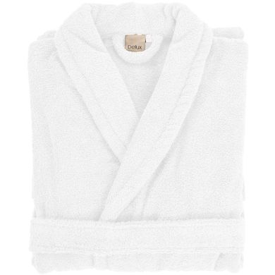 Халат DELUX S/M, белый Tiseco 3520WHITE