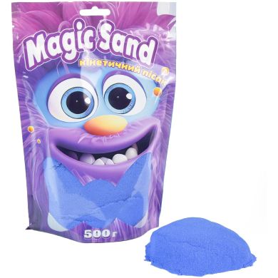 Кінетичний пісок Magic sand в пакеті 39403-9 синій, 0,500 кг 39403-9