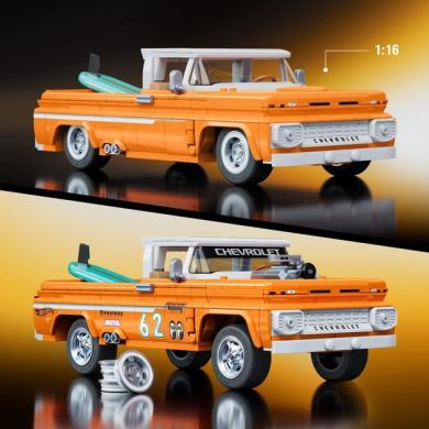 Коллекционная машинка-конструктор Chevy серии Elite Mattel Brick Shop JFT20
