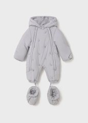 Комбинезон с капюшоном для новорожденных Mayoral 68 Серый 2603