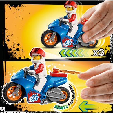 Конструктор City Stunt Реактивный трюковый мотоцикл LEGO 60298