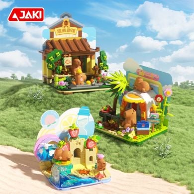 Конструктор JAKI серії Відпочинок капібар ПІКНІК GK003