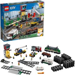 Конструктор LEGO City Грузовой поезд, 1226 деталей 60198