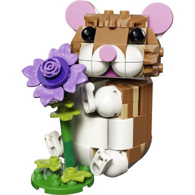Конструктор LEGO Creator Очаровательный хомяк с цветком 31376
