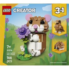Конструктор LEGO Creator Чарівний хом'як з квіткою 31376