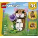 Конструктор LEGO Creator Очаровательный хомяк с цветком 31376