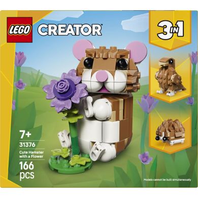 Конструктор LEGO Creator Очаровательный хомяк с цветком 31376