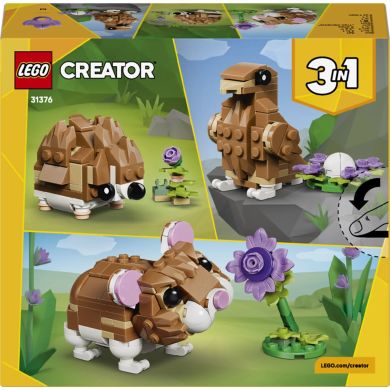 Конструктор LEGO Creator Очаровательный хомяк с цветком 31376
