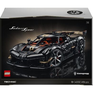 Конструктор LEGO Technic Мегакар Koenigsegg Sadair's Spear 4104 Lego 42232