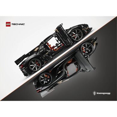 Конструктор LEGO Technic Мегакар Koenigsegg Sadair's Spear 4104 Lego 42232