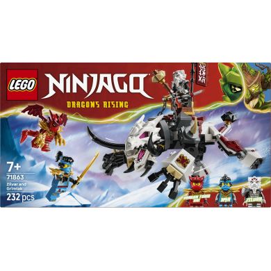 Конструктор Зильвар и дракон Гримтак Lego Ninjago 71863