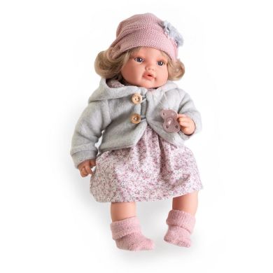 Кукла Бени с зимним пальто, с функцией плача, 42 см, Antonio Juan (Антонио Хуан) 16277