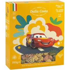 Макароны Dalla Costa Тачки 250 г (Cars) 8016419400302