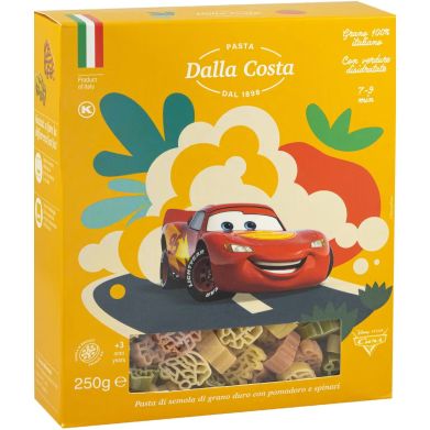 Макароны Dalla Costa Тачки 250 г (Cars) 8016419400302