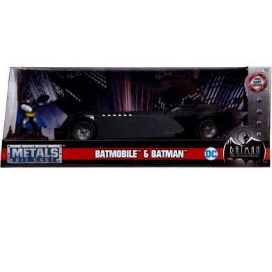 Машина металева Jada Бетмен Бетмобіль з мультсеріалу + фігурка Бетмена 1:24 253215007