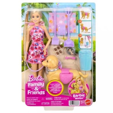Набор Barbie Прогулка с собачкой JJB46