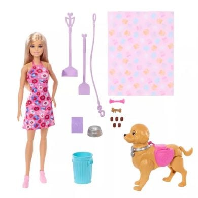 Набор Barbie Прогулка с собачкой JJB46