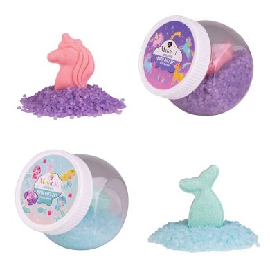 Набор для ванны MAGICAL UNICORN&MERMAID бан.с конф.: соль для в 130 г, распуш.для ванны 30 г, 2 аром: Ед ACCENTRA 6059766