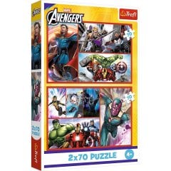Пазли 2x70 The Avengers Стати героєм 8000021036240