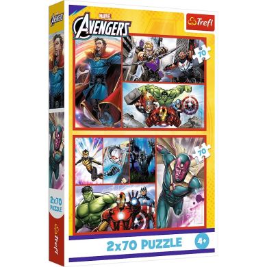 Пазли 2x70 The Avengers Стати героєм 8000021036240