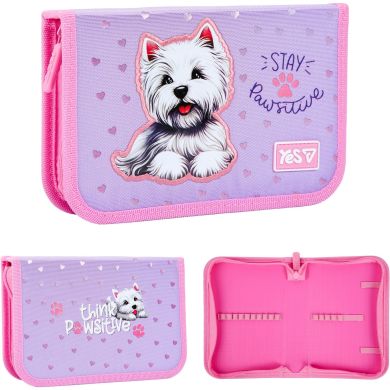Пенал жесткий Yes одинарный без клапана HP-02 Pawesome 533723