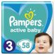 Підгузки Pampers Active Baby розмір 3, 6-10 кг, 58 шт 81709592 8001090949707, 58