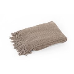 Плед MADELINE,130x170см, тауп Tiseco 3471TAUPE