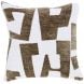 Подушка 45x45 см METRAL зелено-кремова Light&Living 6886176