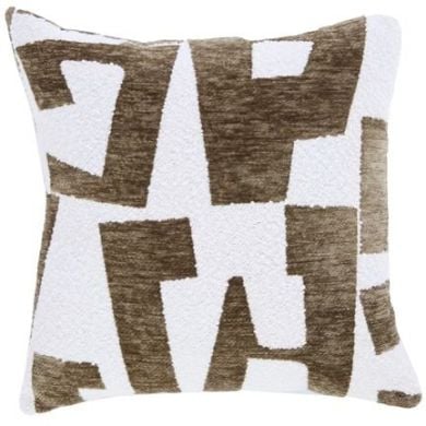 Подушка 45x45 см METRAL зелено-кремова Light&Living 6886176