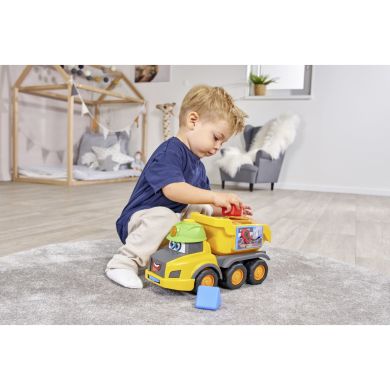 Самоскид АВС Сортер Гаррі, зі звук. та світл. ефект., 30 см, 12 міс.+ DICKIE TOYS 4115008