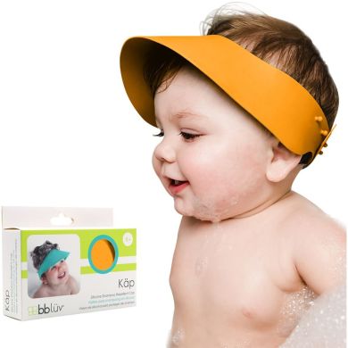 Силиконовая кепка, защита от шампуня Kap оранжевая Bbluv B0109-O, Оранжевый