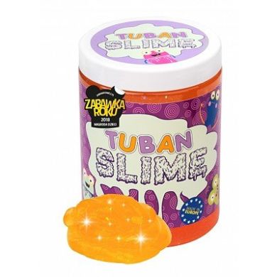 Слайм неоновый Tuban Super Slime оранжевый 1 кг TU3020