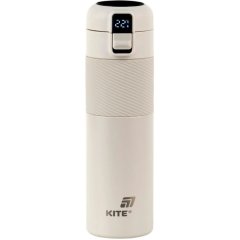 Термос с термодатчиком 450 мл, бежевый Kite K25-1227-1