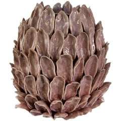 Ваза керамическая-лепестка, лилового цвета, d 22,5,h 22,5 см Shishi 67430