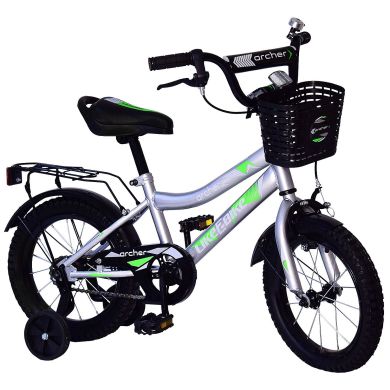 Велосипед детский 2-х колесный 14'' 211410 Like2bike Fly, серый 211410