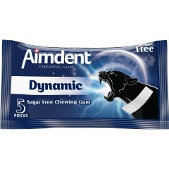 Жувальна гумка Aimdent Dynamic 5 пластинок без цукру 8681259504451