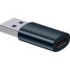 Адаптер Baseus Mini OTG USB 3.1 to Type-C ZJJQ000103 блакитний