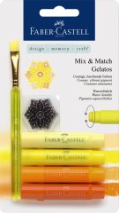 Воскова крейда Faber-Castell Gelatos колір жовтий 4 шт 26099