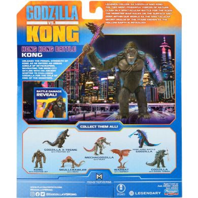 Фігурка Godzilla vs. Kong Конг з бойовими ранами та сокирою, 15 см Godzilla vs. Kong 35354