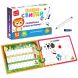 Игра развивающая карточки на кольцах пиши-стирай Львенок Vladi Toys VT2020-02