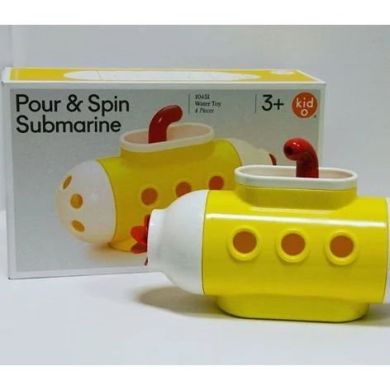 Іграшка-конструктор Kid O для гри в воді Підводний Човен 10451, Жовтий